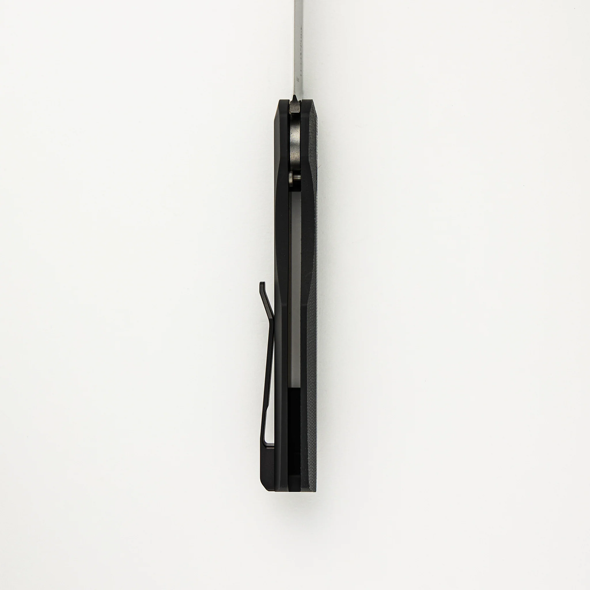 Synapse - Black Aluminum Handle W/ Black Canvas Micarta Lid - Stonewash MagnaCut Blade - VERO1211-BLK MIC (Vero Design) - Image 6