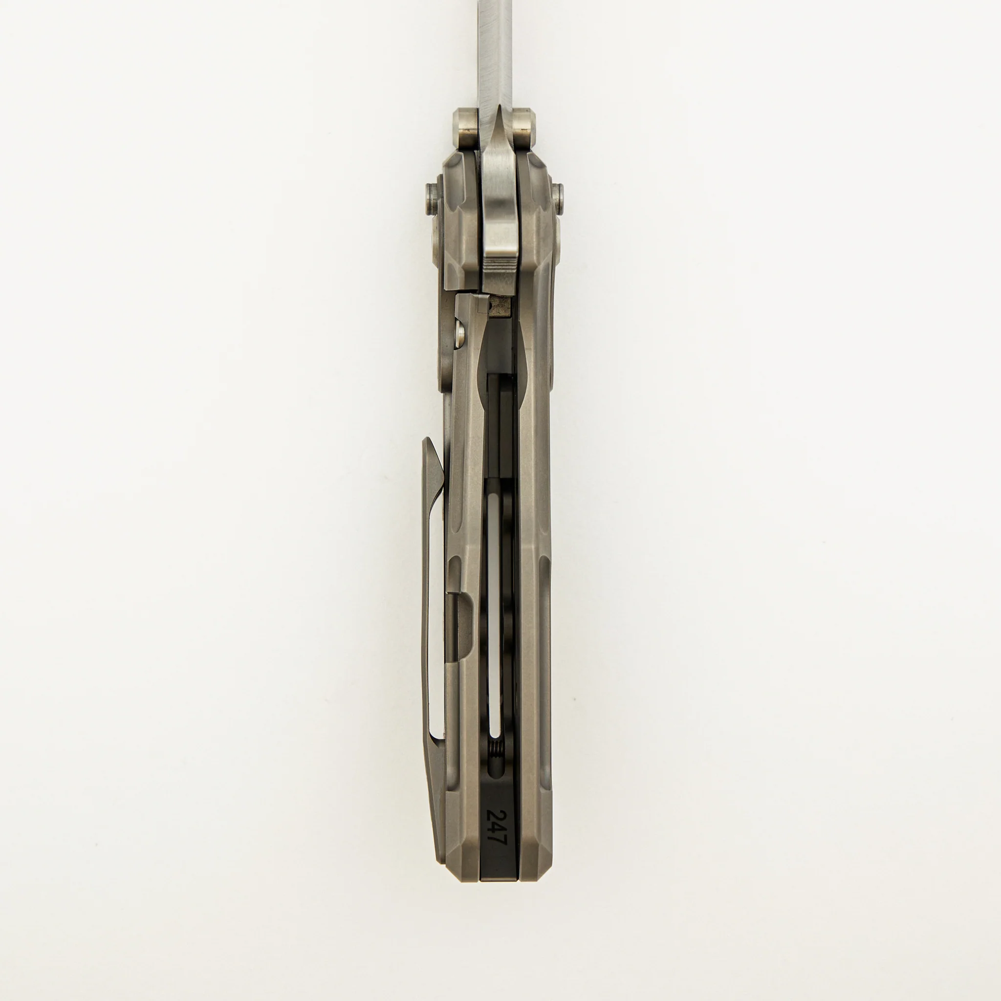 T1000 - CPM-3V Blade - Titanium Handle - S/N 247 - Image 6