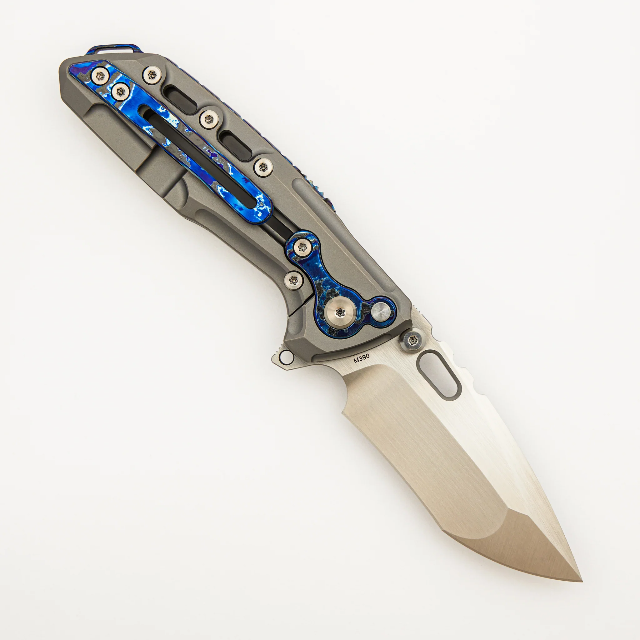 T1000-V2 - Titanium Handle - Hand Rubbed Satin M390 Blade - S/N 22/30 - Image 2