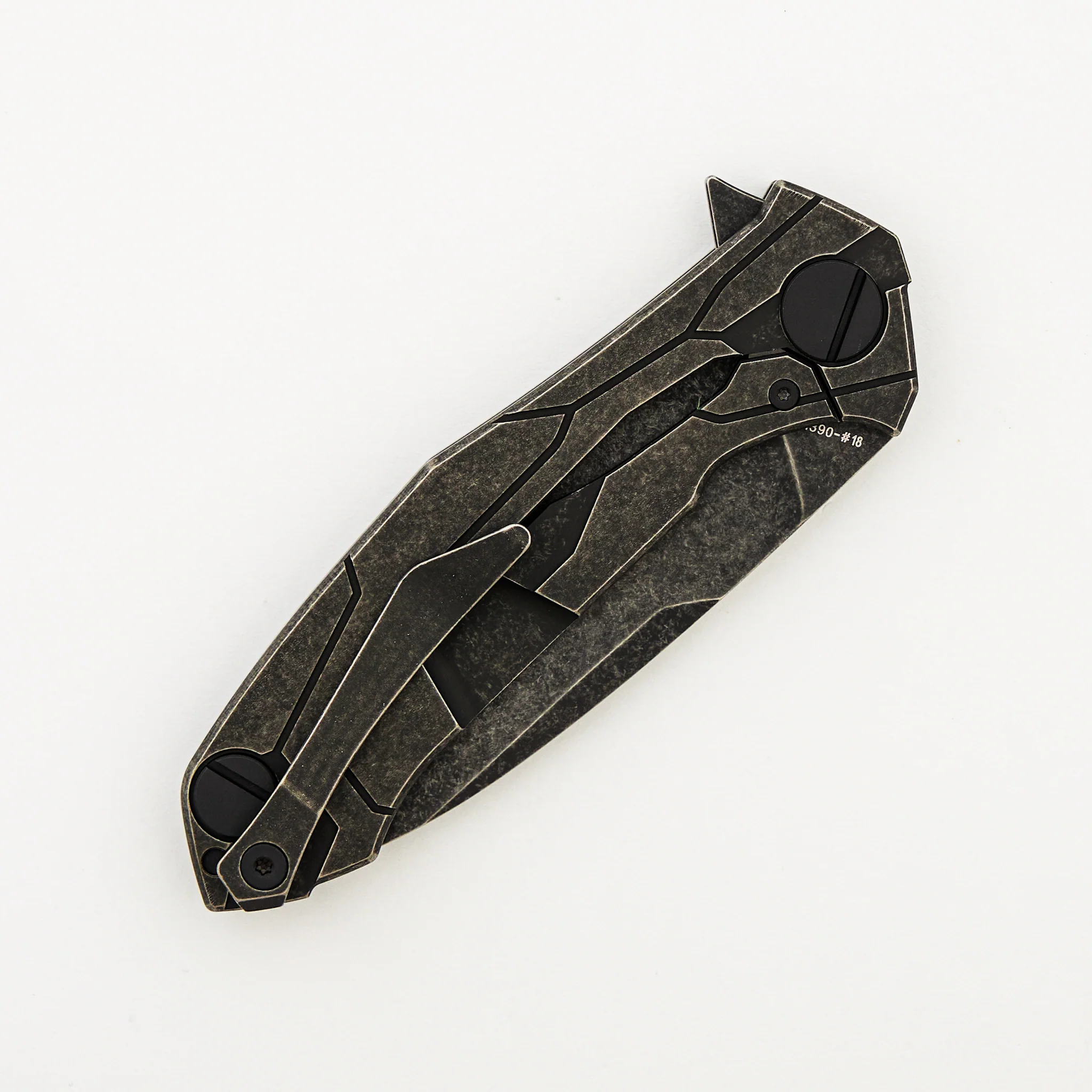 T92 - M390 Blade - Titanium Handle (Aleksey Konygin Design) - Image 4