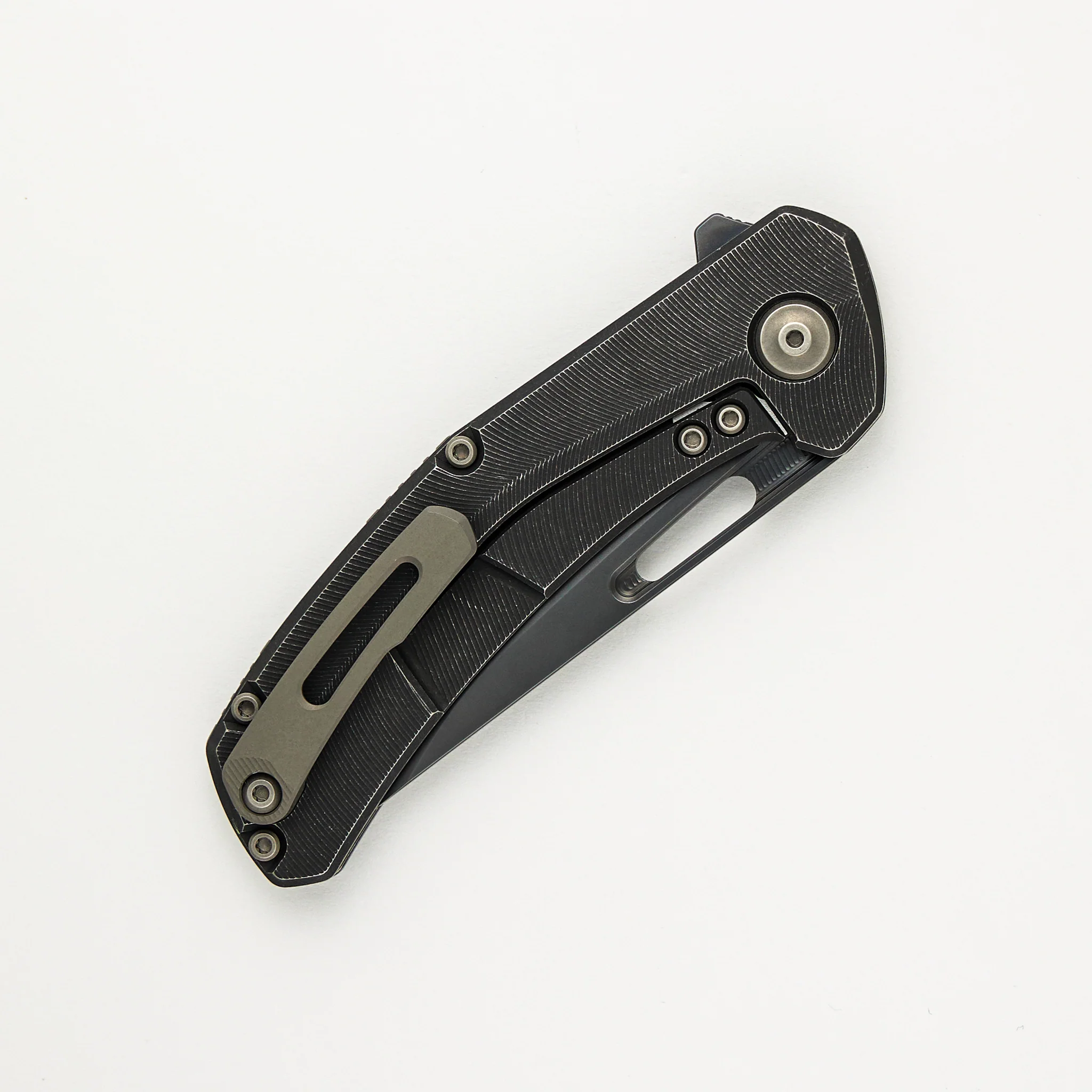 Archer - Dark Stonewashed Titanium Textured Handle - MagnaCut Blade - Image 4