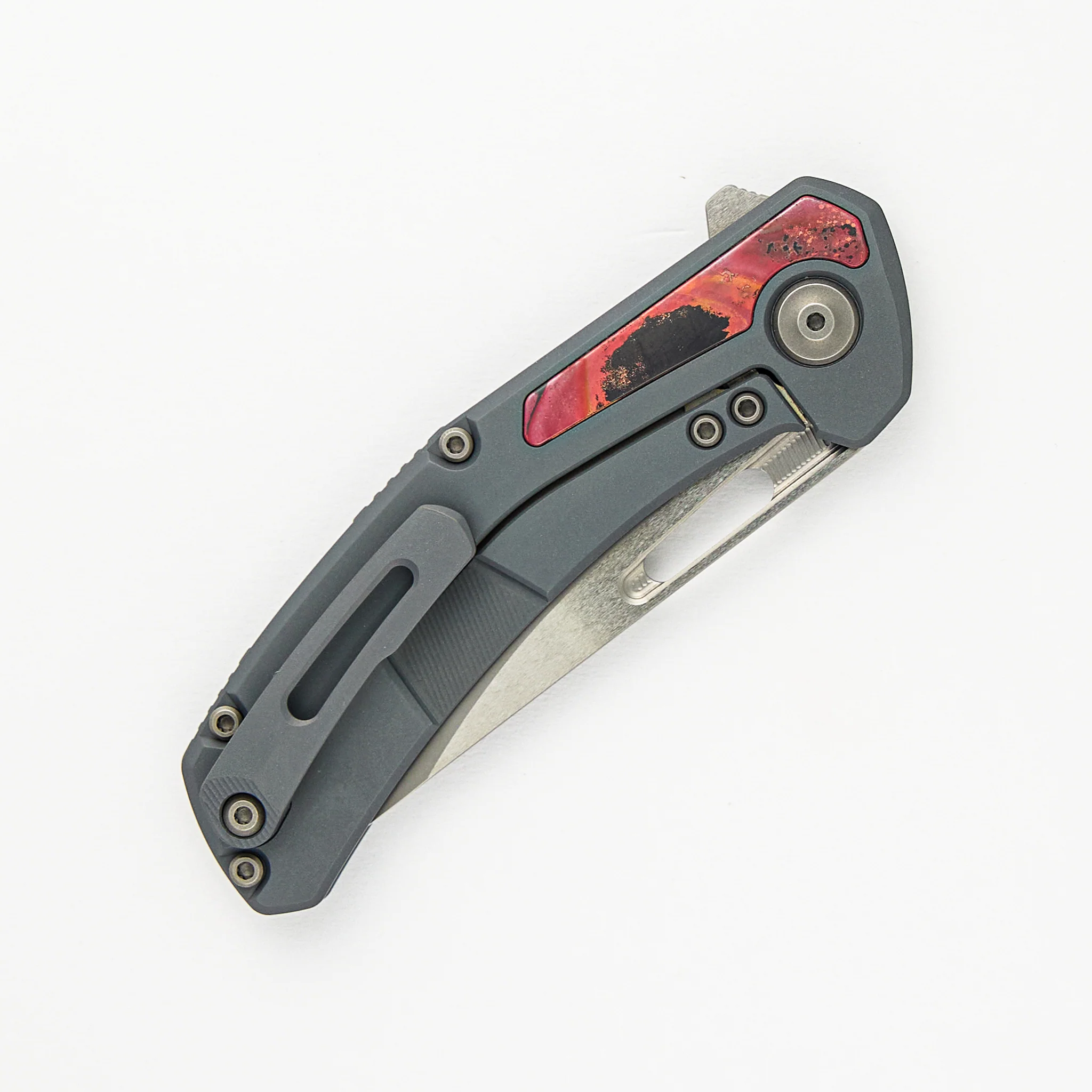 Archer - Titanium/Flamed Copper Handle - MagnaCut Blade - Image 4