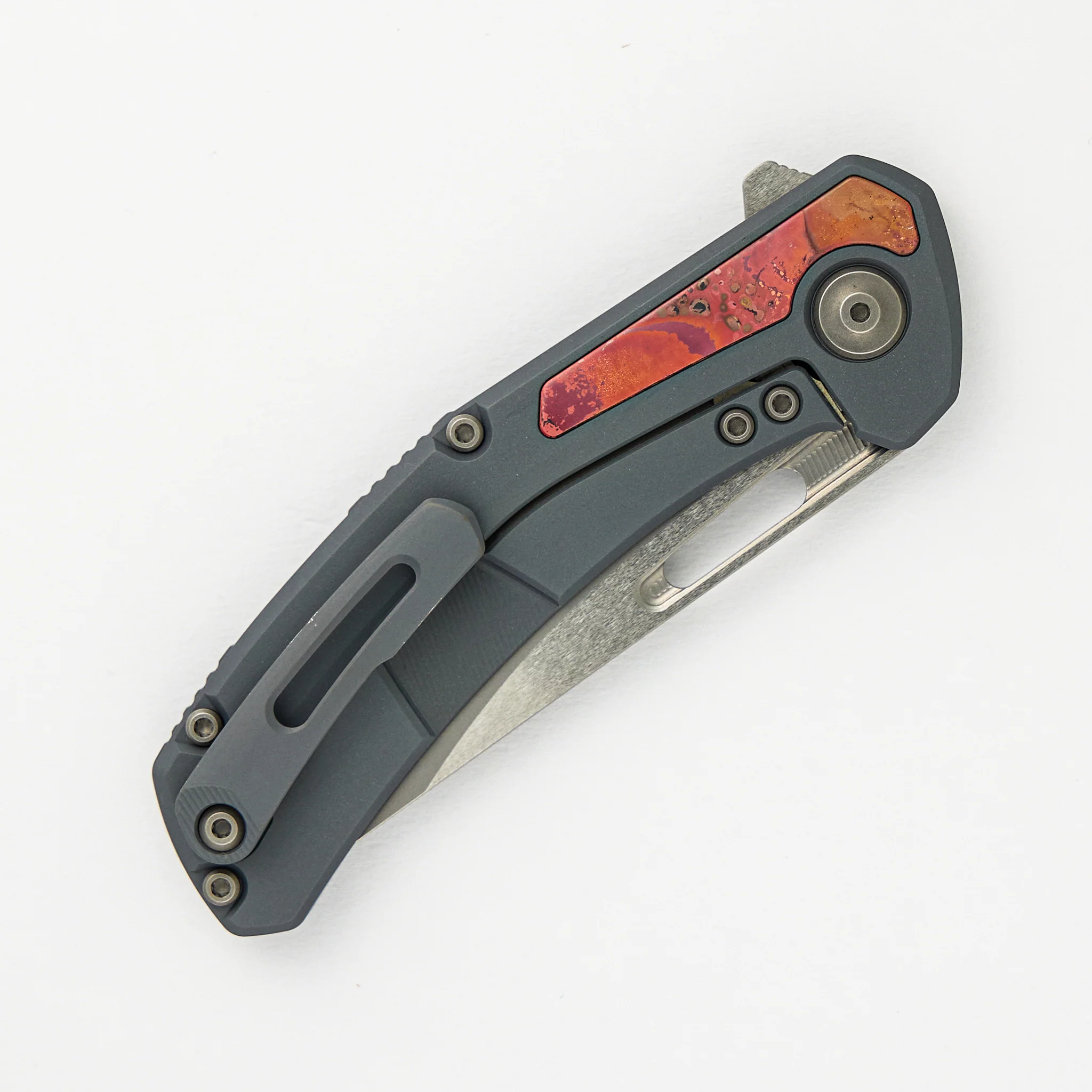 Archer - Titanium/Flamed Copper Handle - MagnaCut Blade - Image 4