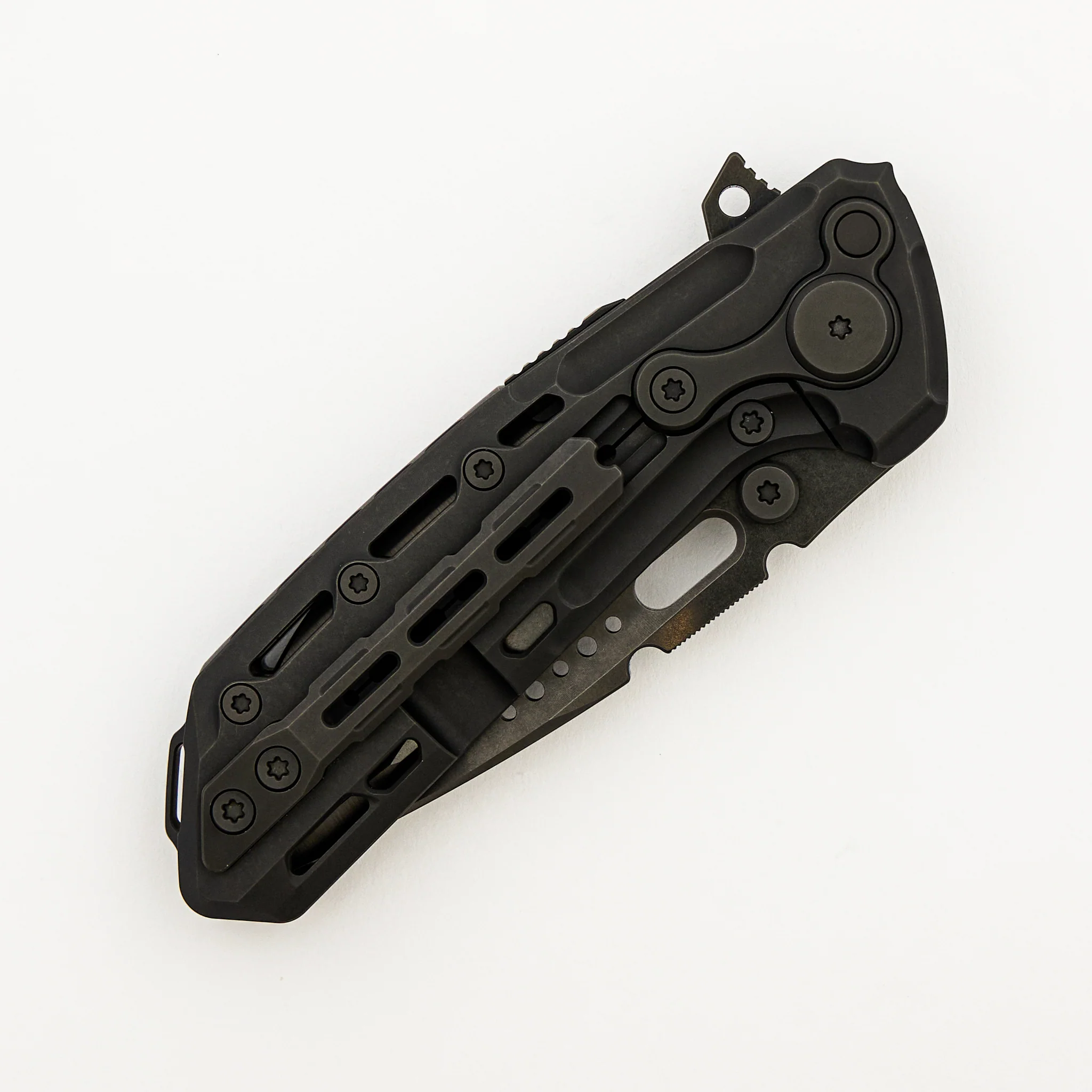 Terminator-TX228 - Black DLC Titanium Handle - Black DLC Blade - S/N 085/200 - Image 4