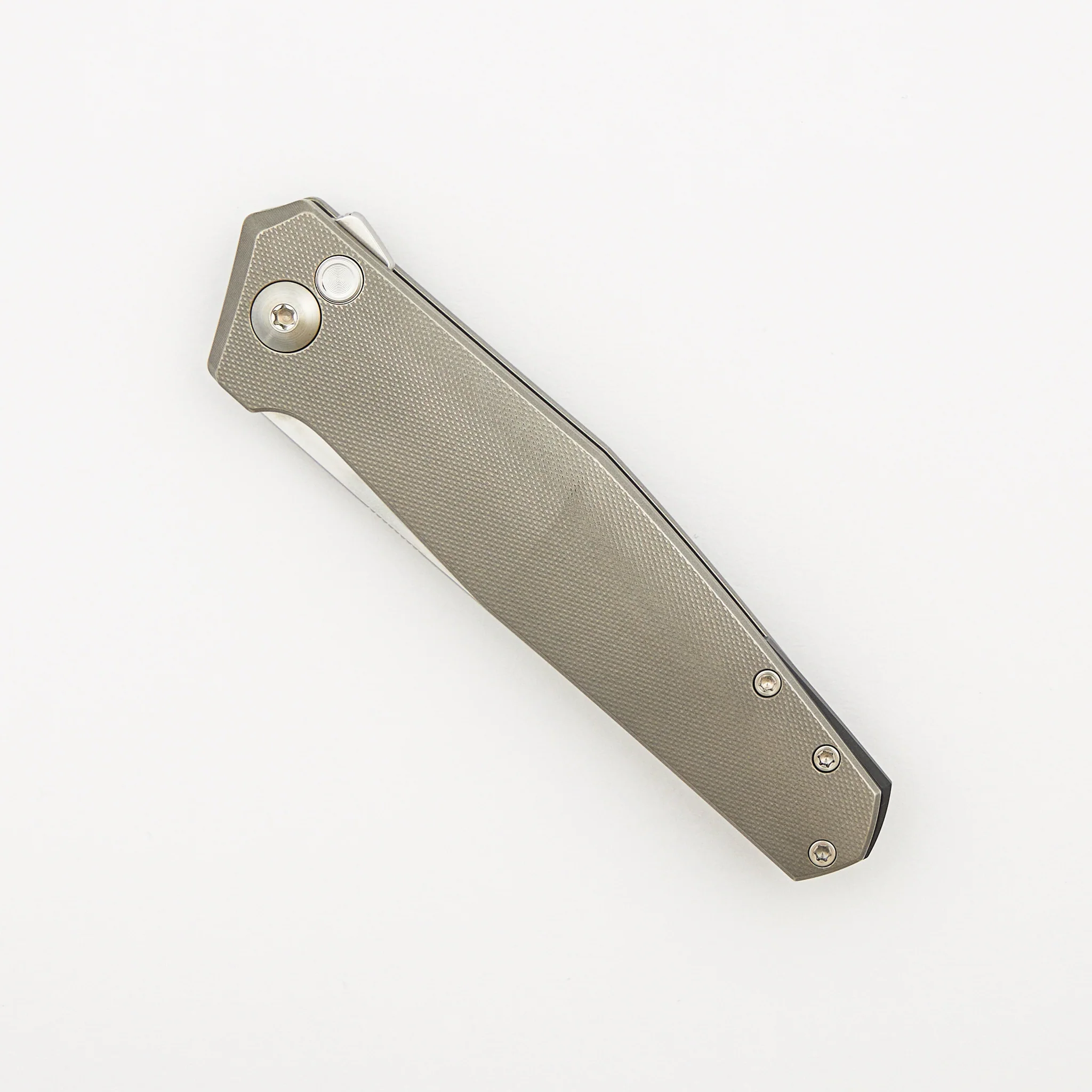 Toko - Grey/Satin Titanium Handle - RWL34 Blade - Image 3