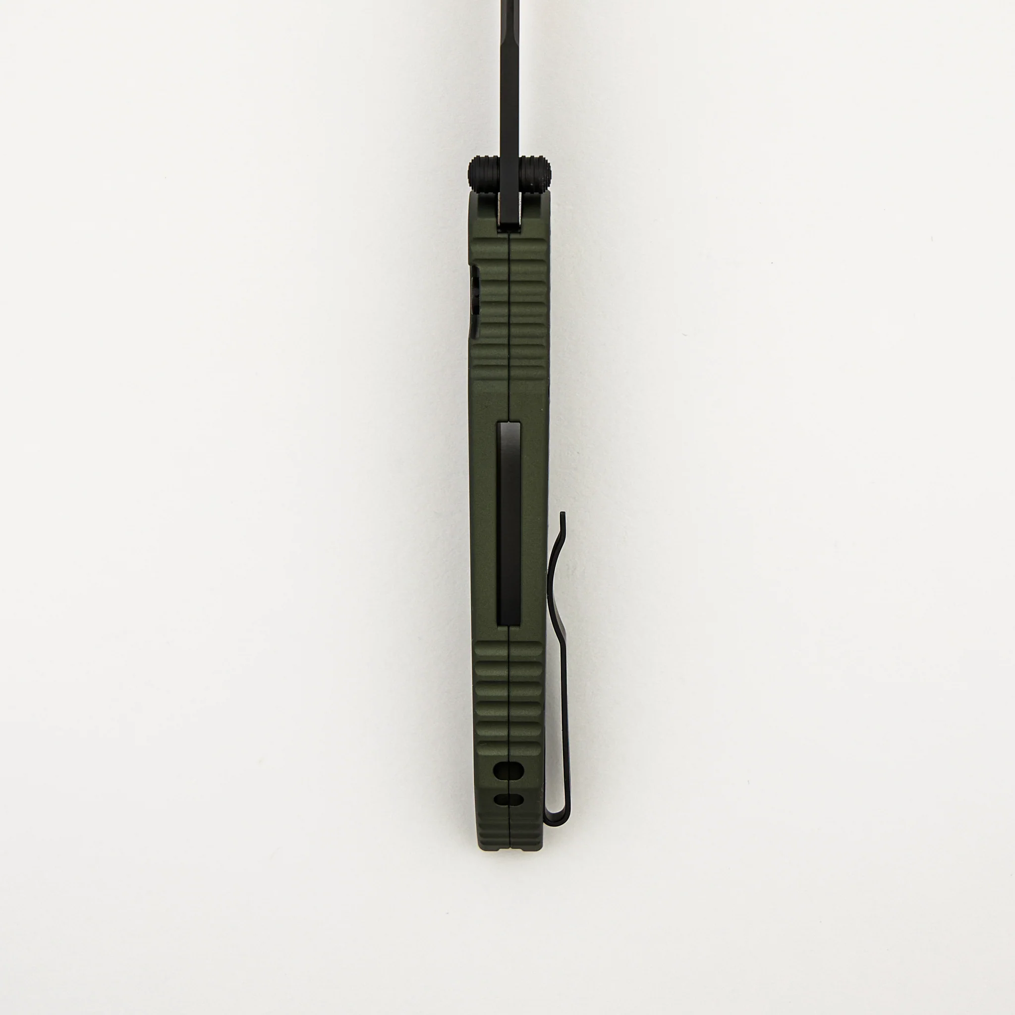 TR-3 Integrity - Green "Relic" Textured Handle - DLC Black S35VN Blade - INT106-GREEN - Image 7