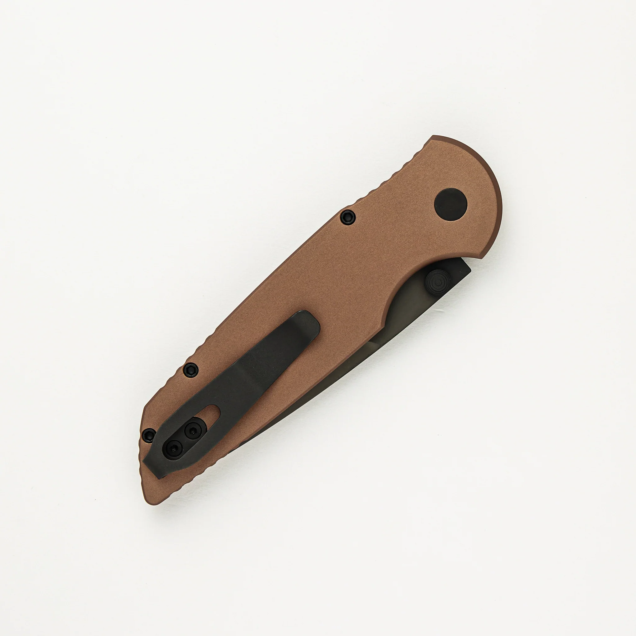 TR-3 Integrity - INT103-FDE - Smooth Flat Dark Earth Aluminum Handle - DLC Black S35VN Blade - Image 4