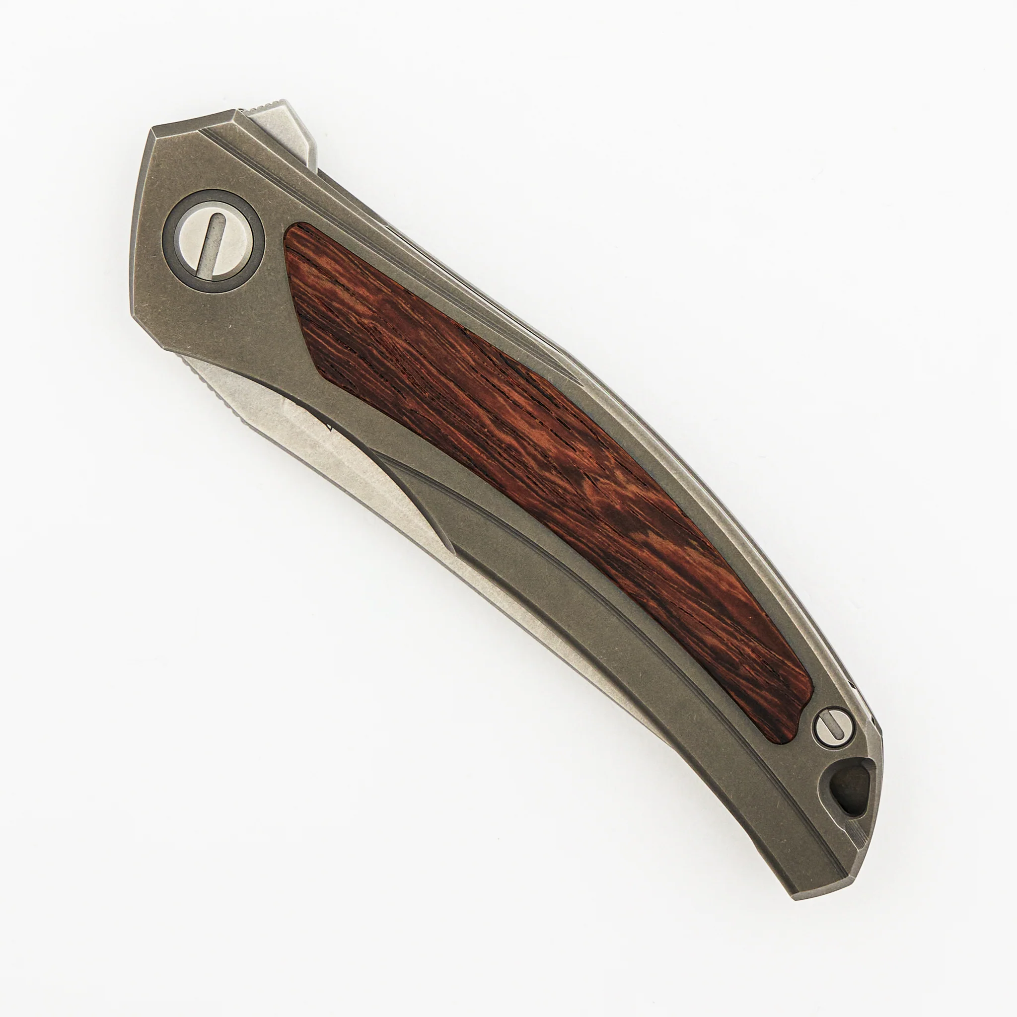 Ursus Quantum - Cromax PM Blade - Titanium Handle - Wood Inlay - SRBS - Image 3