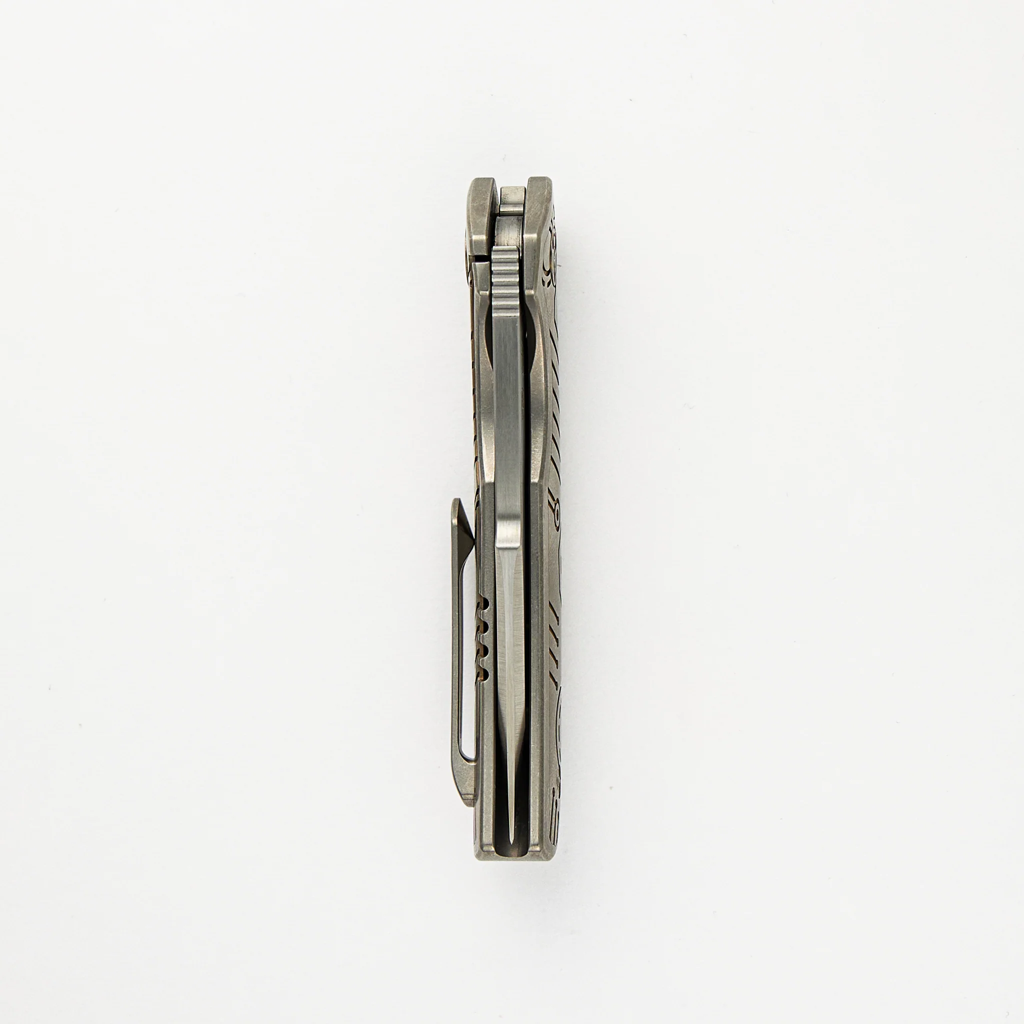 Ferus - M390 - Integral Titanium W/ Bronze Titanium Inlay (John Barker Design) - Image 5