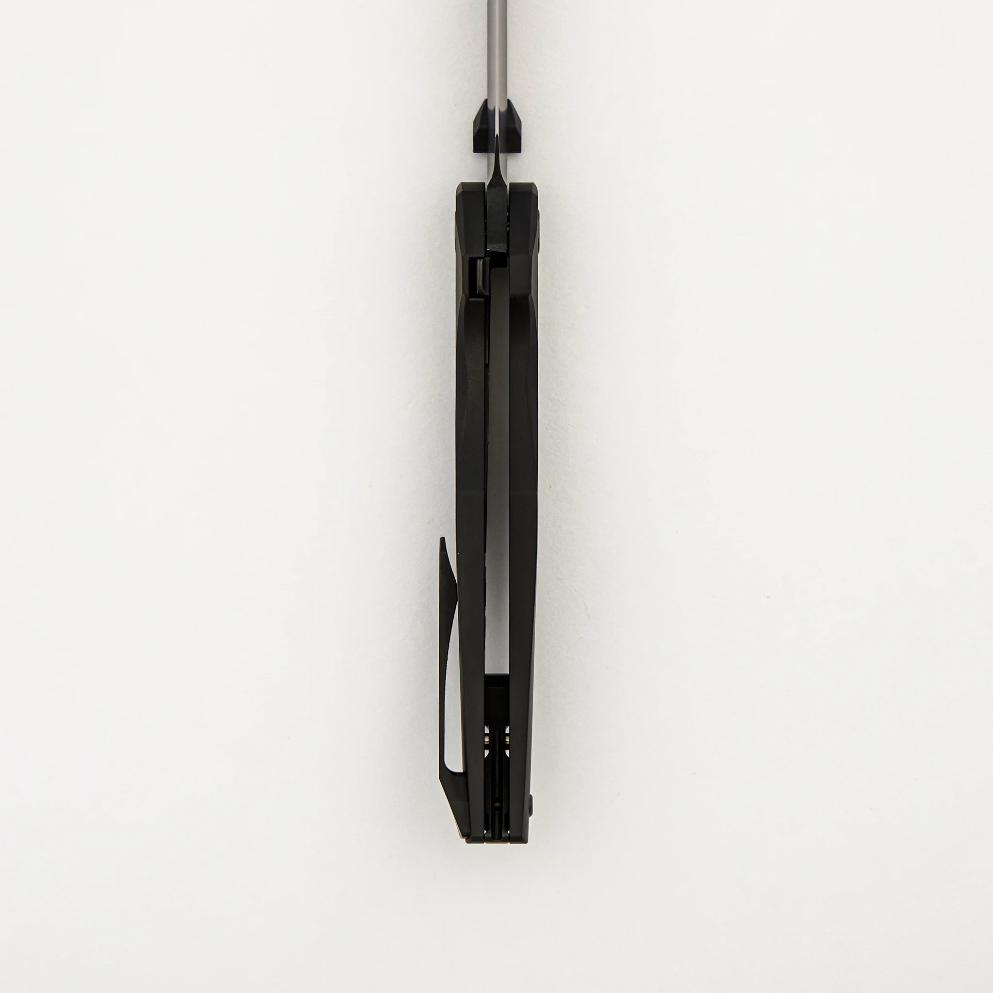 Xenon - Smooth Matte DLC Titanium Handle - DLC Burnished W/ Polished Flats M390 Blade - Image 6