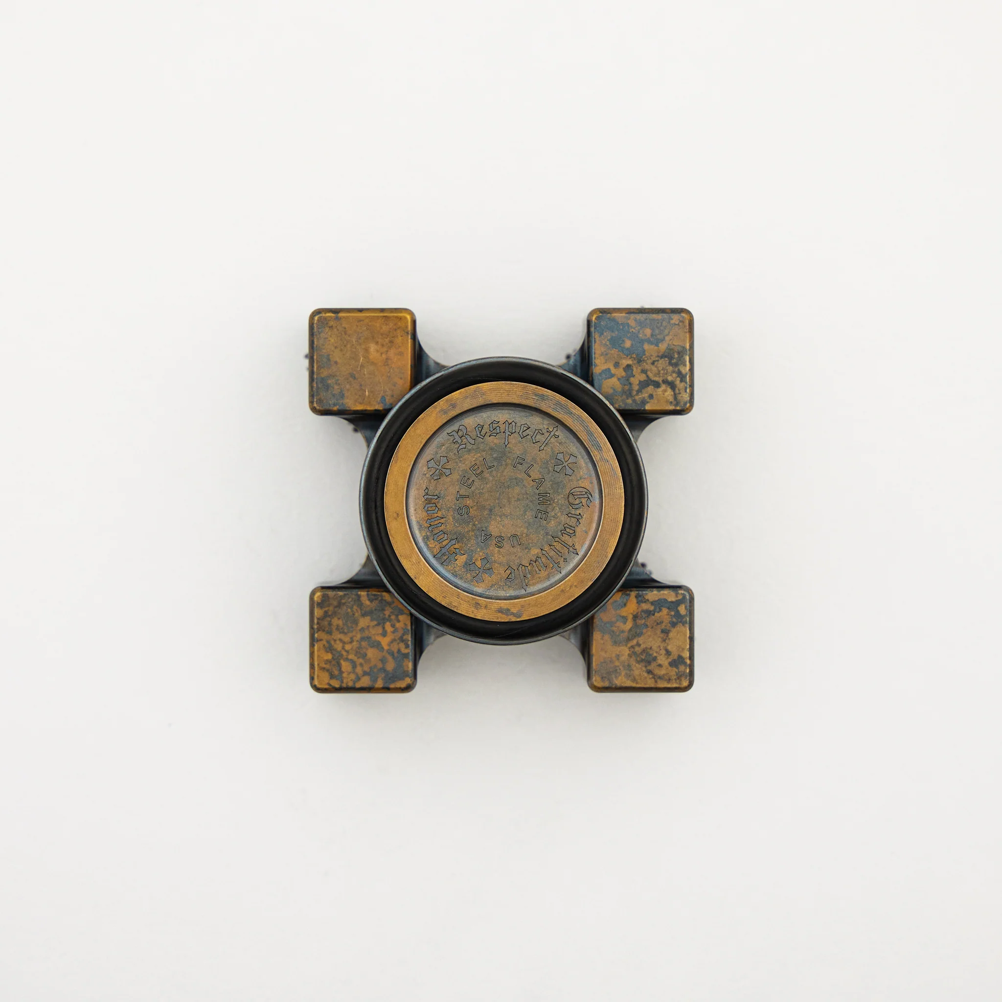 XL Silver Lion Ring Spinner - Image 2