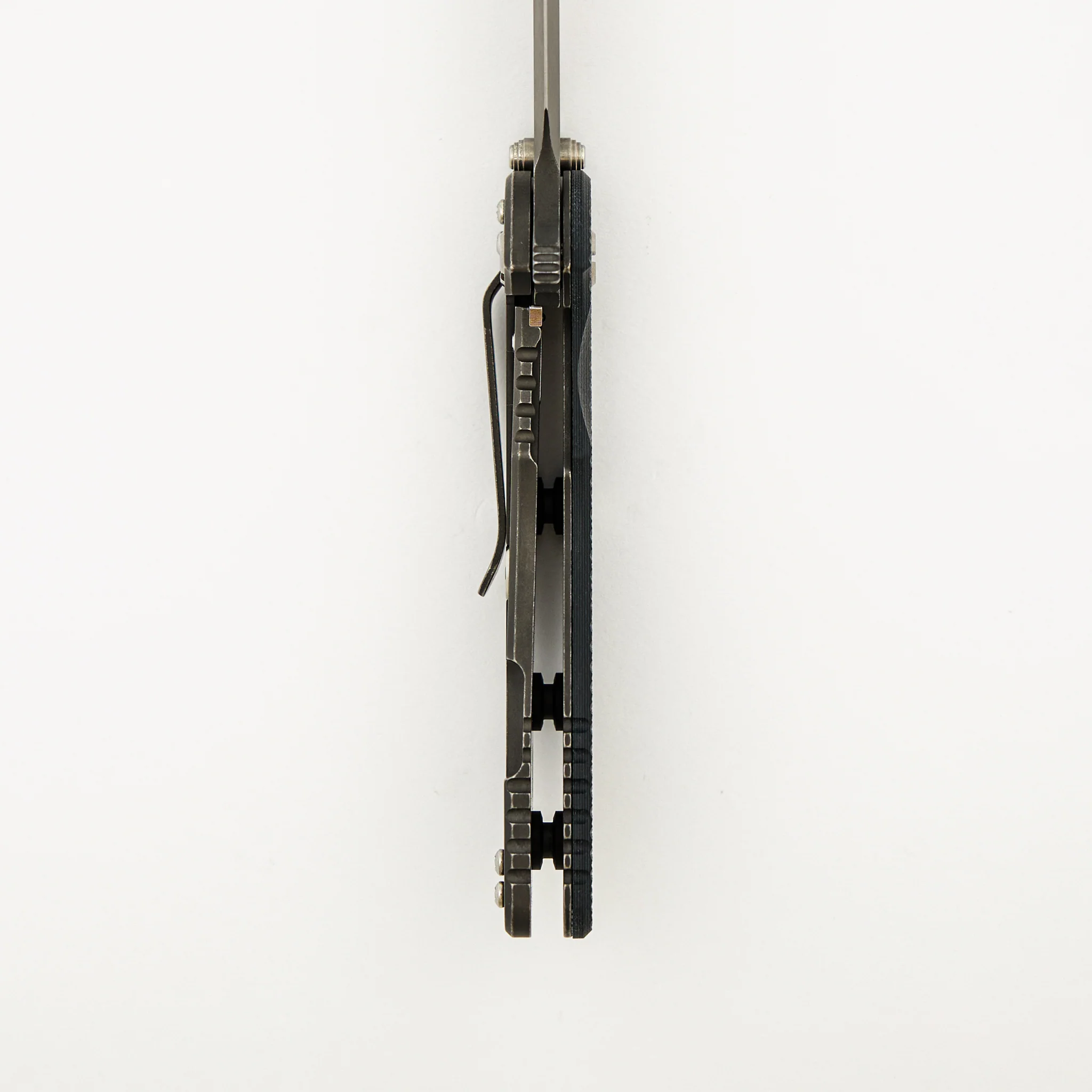 XM-18 3.5" - Bowie - Tri-Way - Battle Black - Dark Green/Black G10 - Image 6
