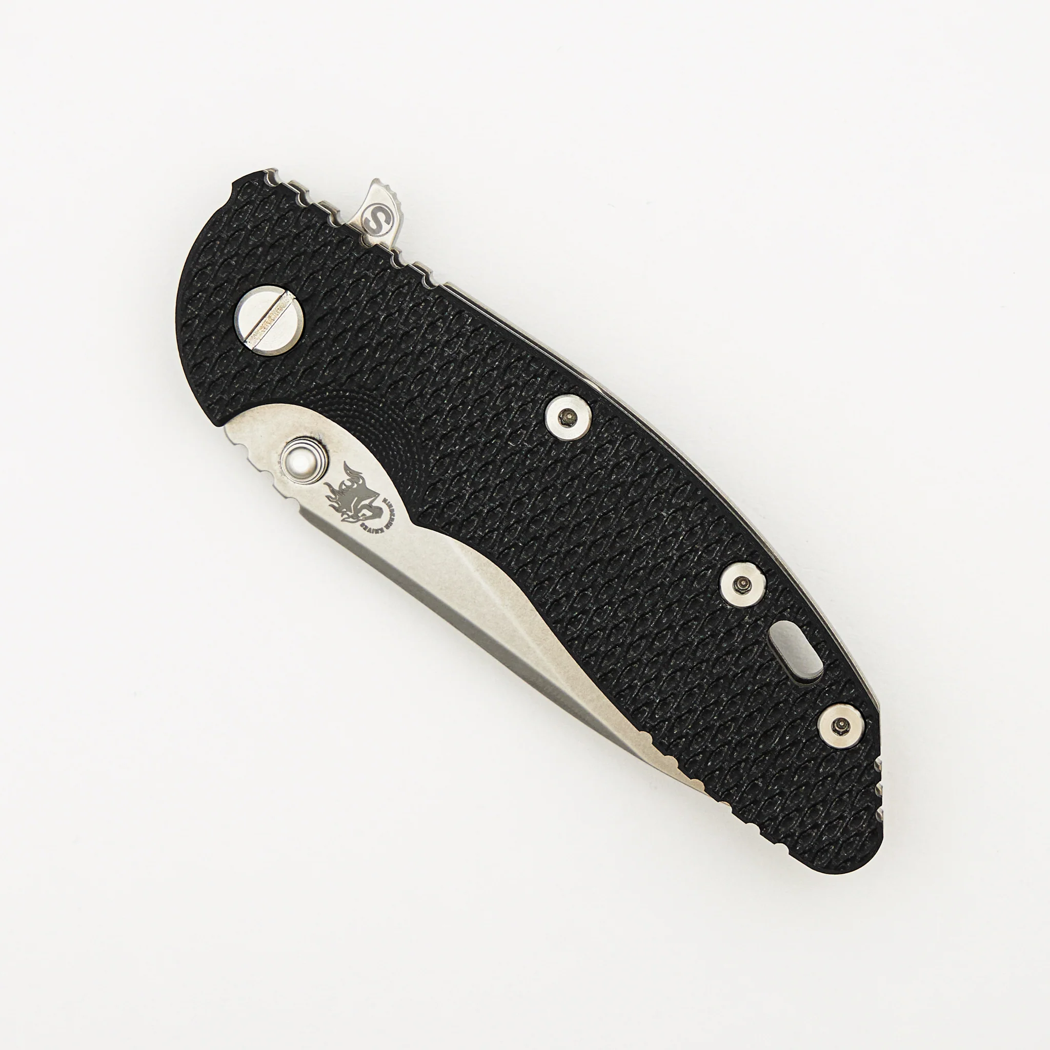 XM-18 3.5" - MagnaCut Skinny Slicer - Tri-Way - Stonewash - Black G10 - Image 3
