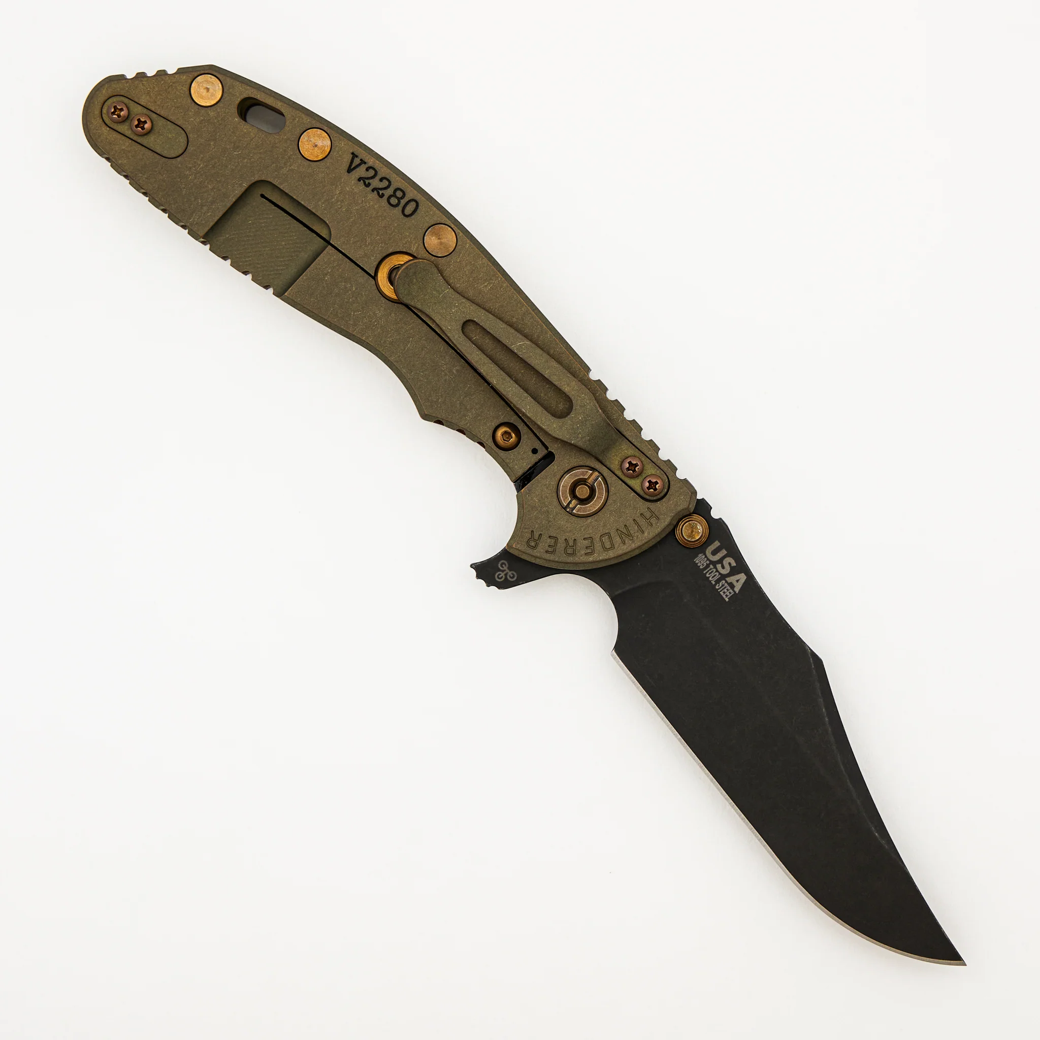 XM-24 4.0″ – 1095 Skinny Bowie - Tri-Way - Vintage Series - Smooth Walnut - Image 2