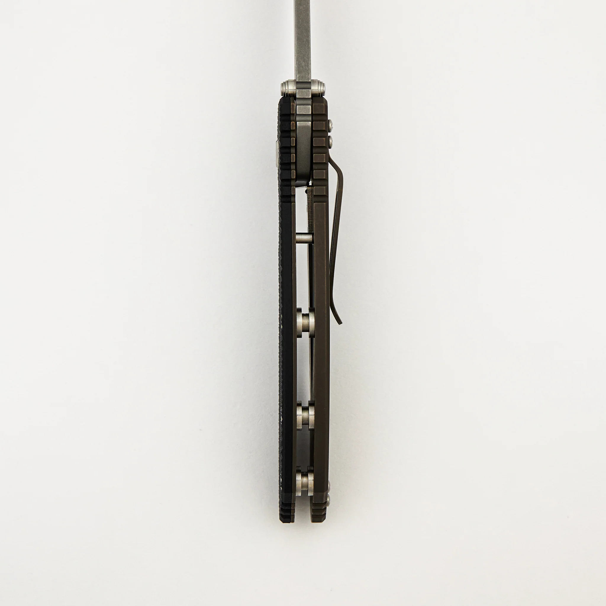 XM-24 4.0″ – S45VN Harpoon Spanto - Tri-Way - Battle Bronze - Black G10 - Image 7