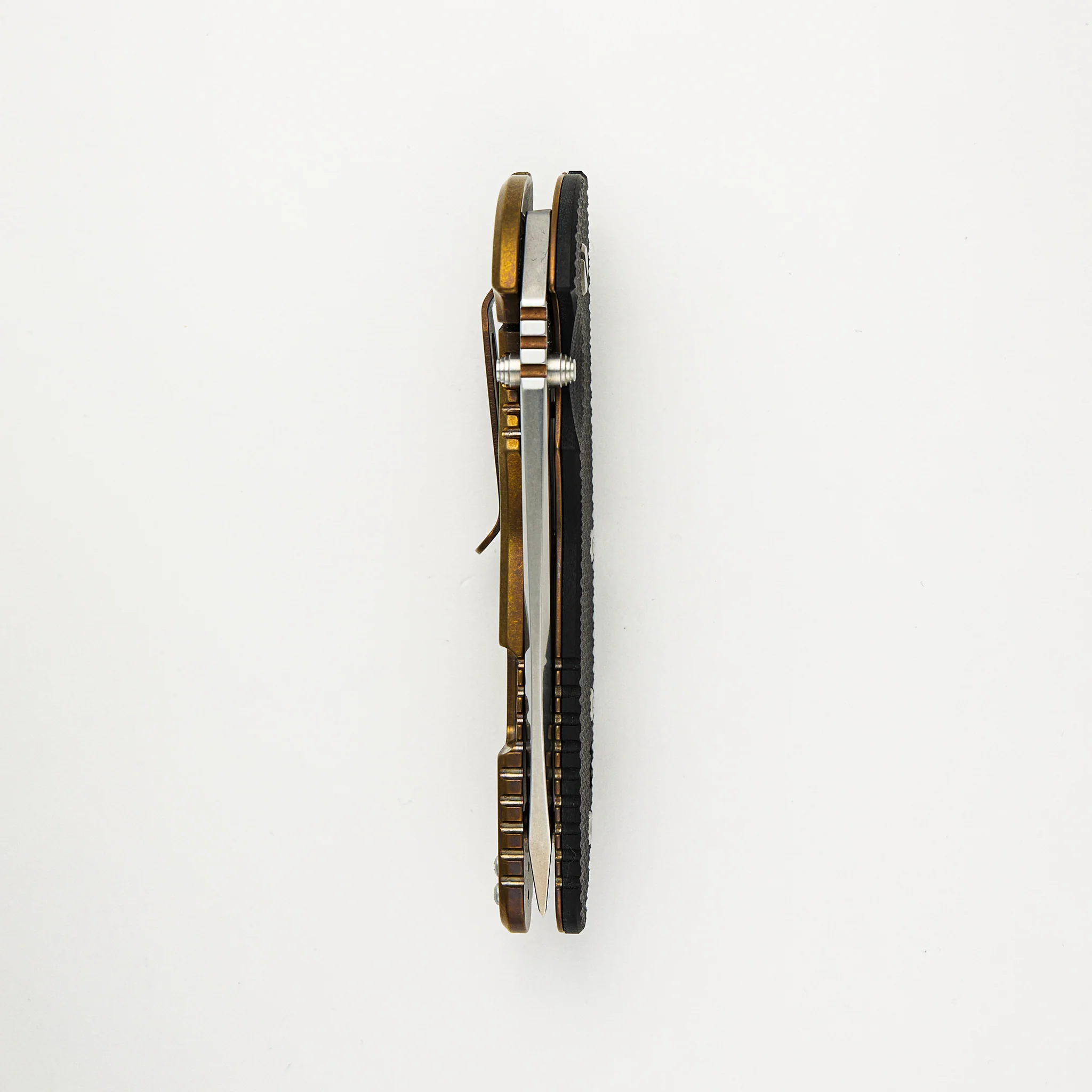 XM-24 - Spearpoint S35VN Blade - Battle Bronze - Black G10 Handle - Image 5